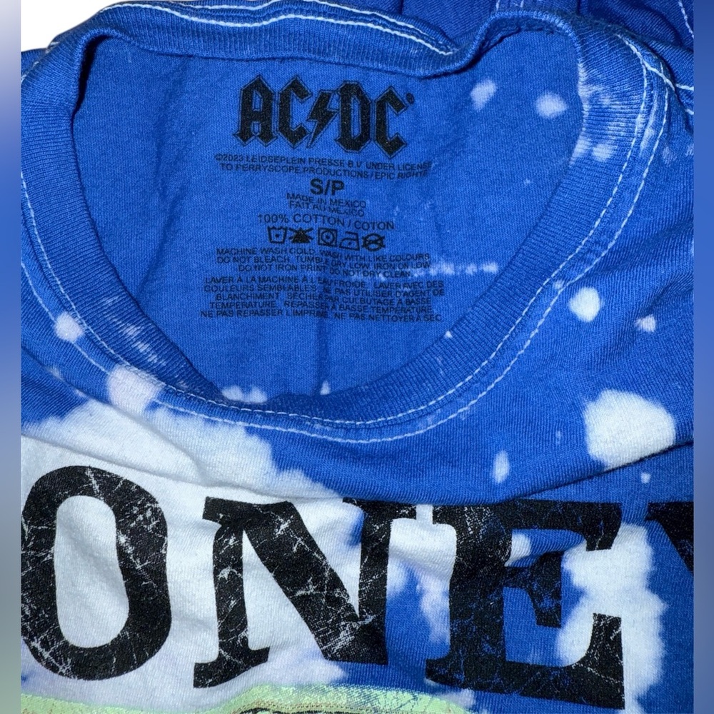 AC/DC Money Talks Tie Dye Tee, Size Small, NWOT - Picture 3 of 3